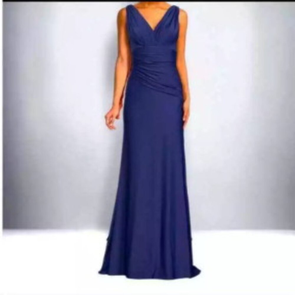 Rene Ruiz V Neck Gown CLOSEOUT 55$